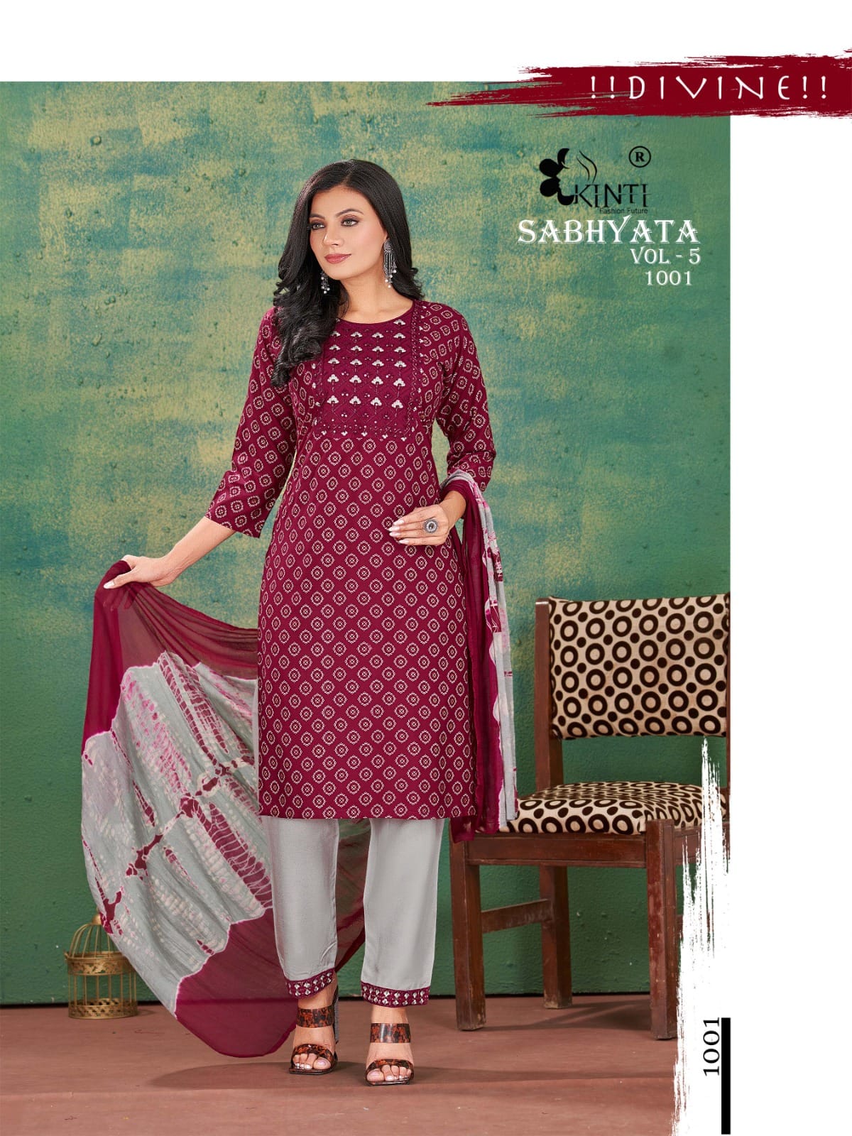 Kinti Sabhyata Vol 5 Embroidery Readymade Suits Catalog
